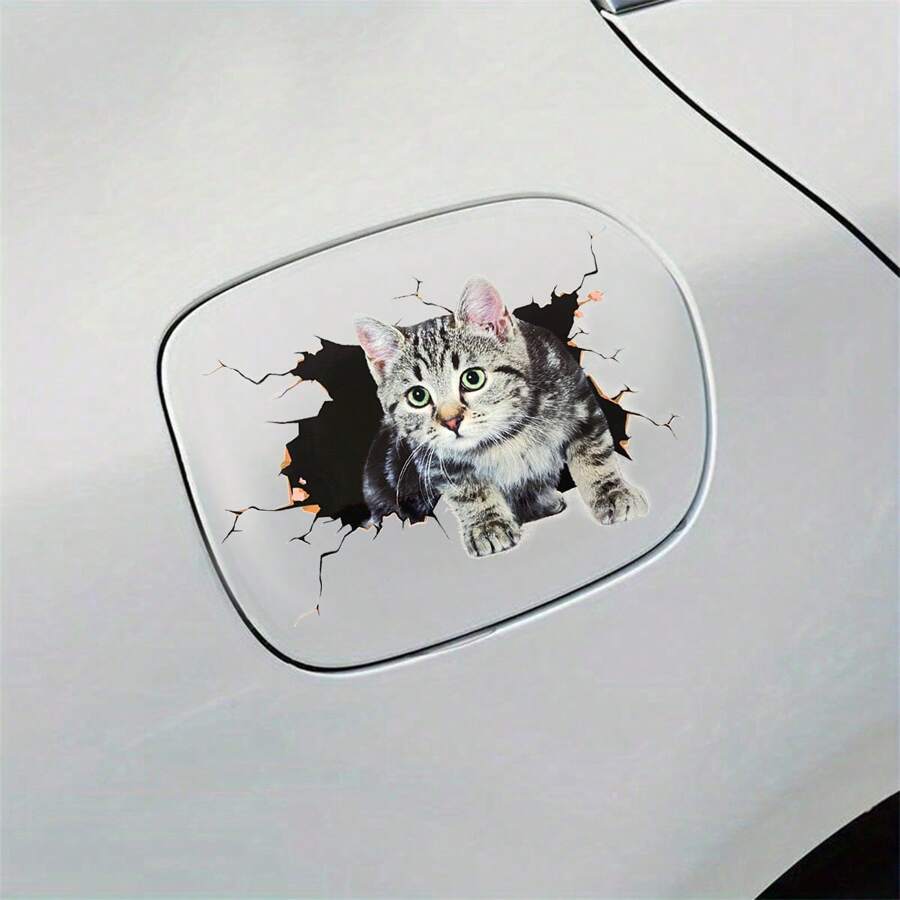 Sticker para vehículo diseño de Gato