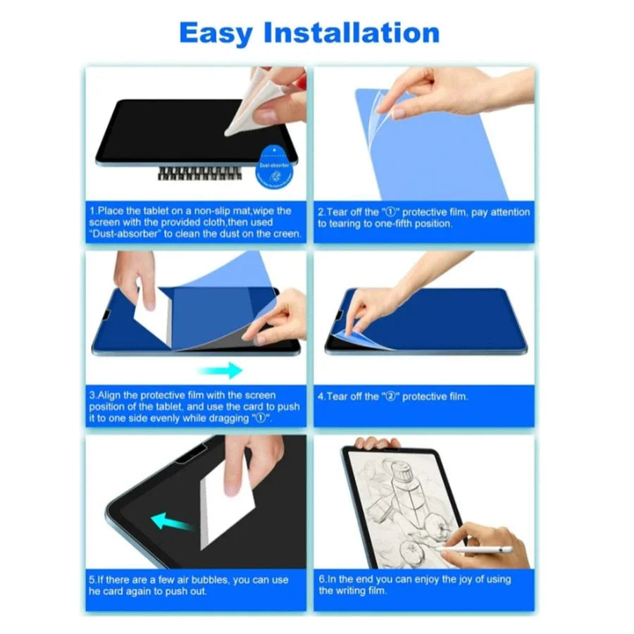 Protector de pantalla tipo papel para Samsung Galaxy Tab S9 FE